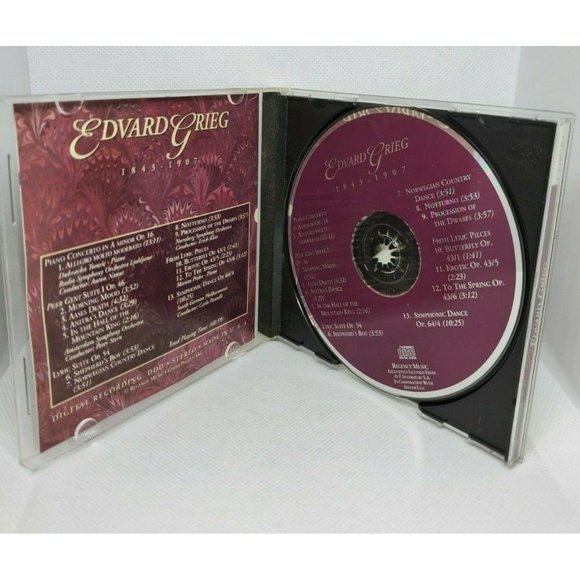 The Masterpiece Collection Grieg Vol 4 Classical Music CD No Scratches Clean - Picture 9 of 11